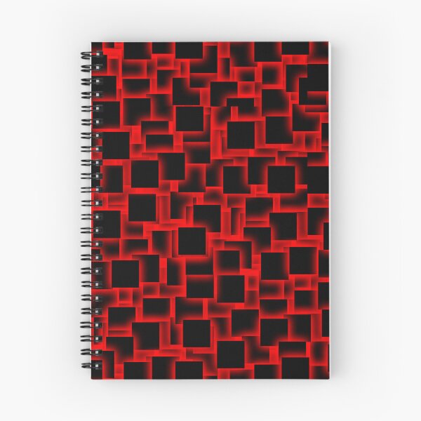 Item preview, 3d squares on glowing red backdrop designed and sold by GeoffBeattie.