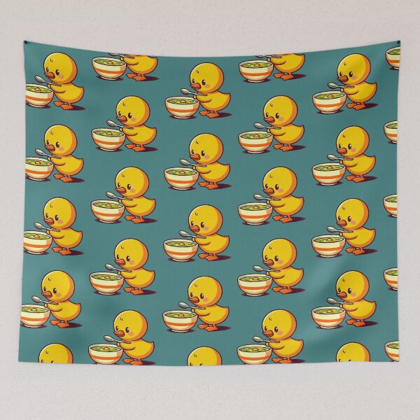 Item preview, Soupreme Duck, Cute Duck Having a Soup designed and sold by SnuggleSafari.