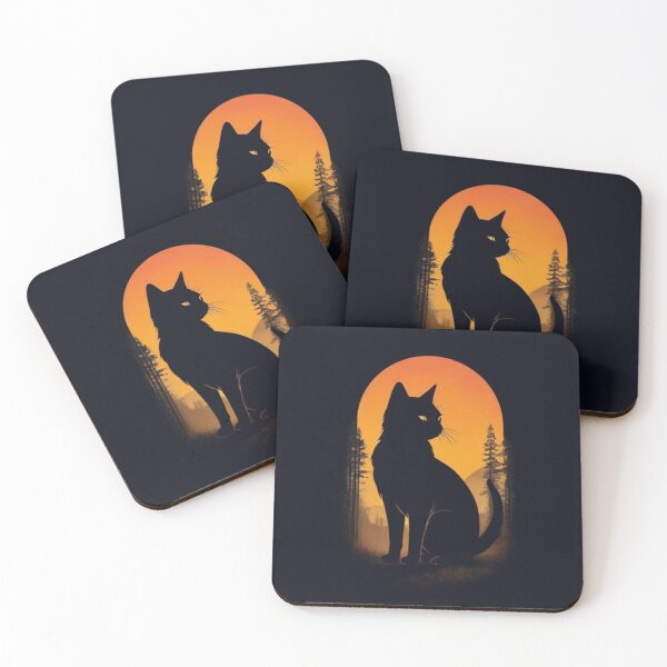 Artikelvorschau, Katzensilhouette entworfen und verkauft von Warih.