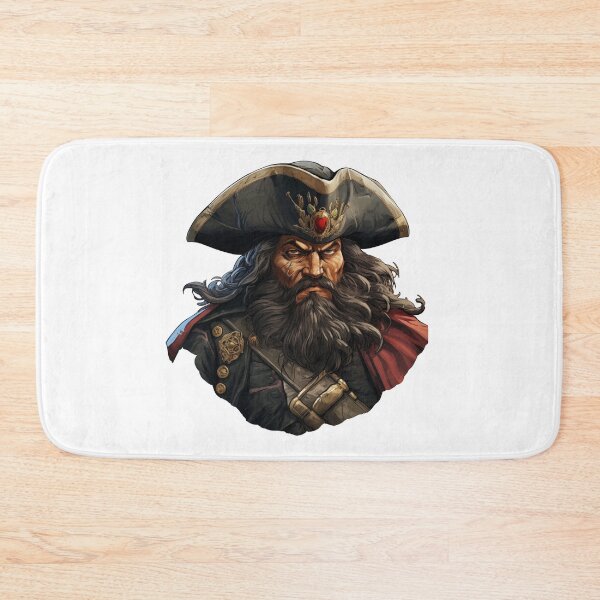 Item preview, Blackbeard, legendary pirate designed and sold by MidArtForge.