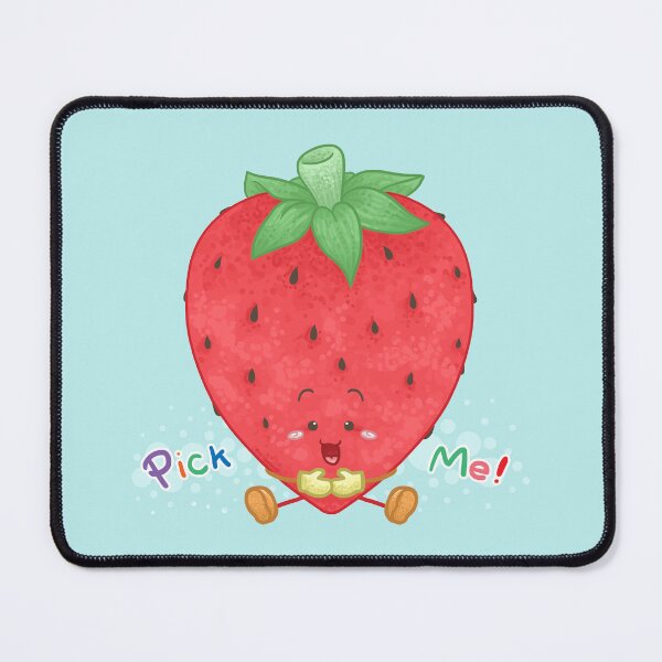 Item preview, Strawberry Fruit with Happy Face designed and sold by Khotekmei.