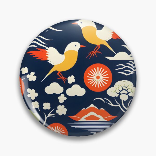 Item preview, Illustration , Far East Folk Art Inspired Design designed and sold by GPrint001.
