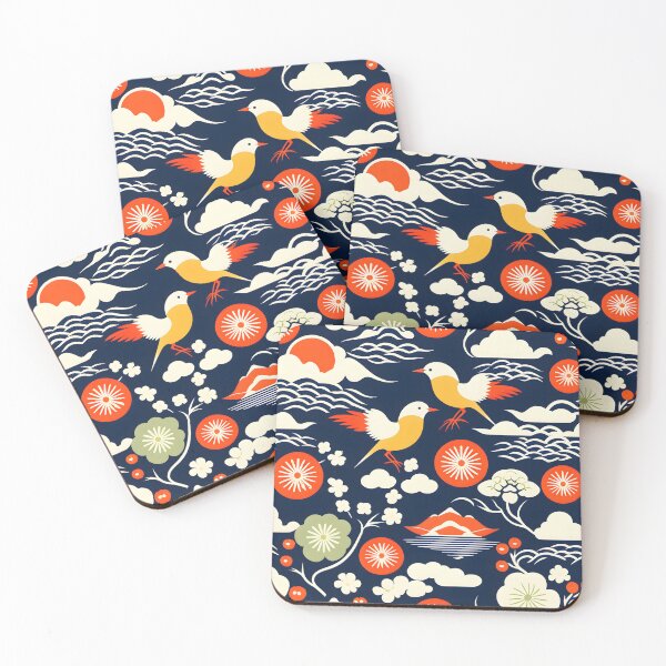 Item preview, Illustration , Far East Folk Art Inspired Design designed and sold by GPrint001.