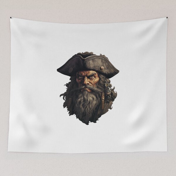 Item preview, Blackbeard, legendary pirate designed and sold by MidArtForge.