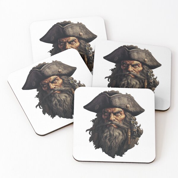 Item preview, Blackbeard, legendary pirate designed and sold by MidArtForge.