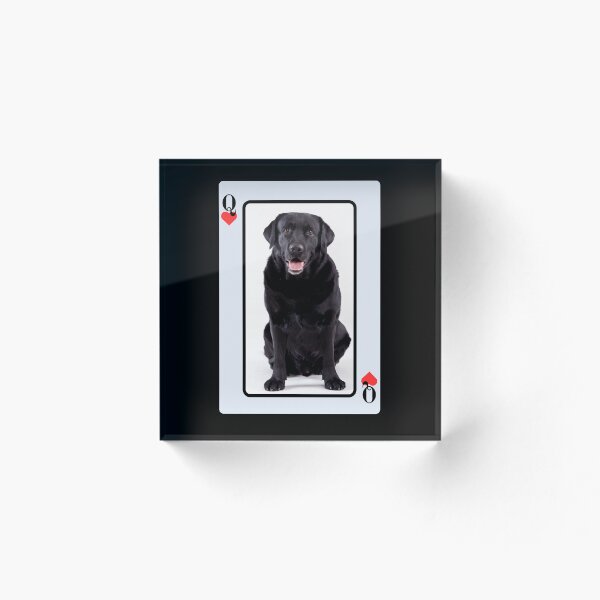 Aperçu de l'œuvre Labrador noir, reine de cœur créée et vendue par HighwayForSouls.