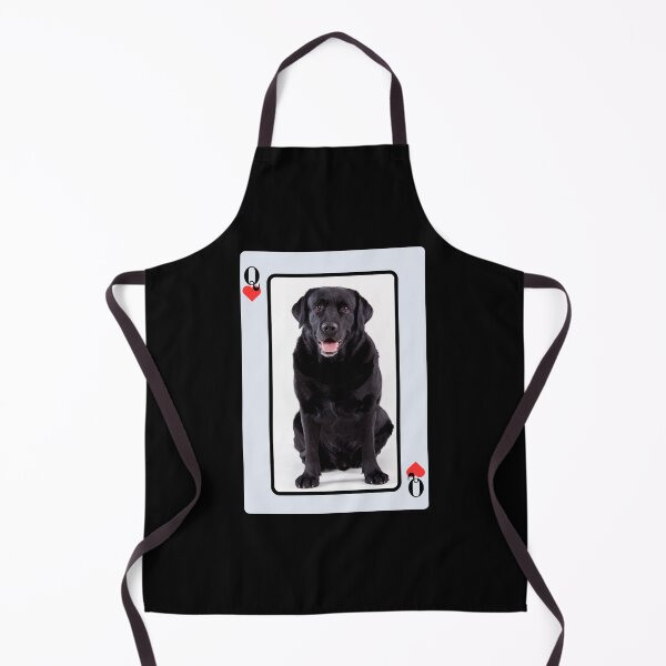 Item preview, Black Labrador Queen Of Hearts designed and sold by HighwayForSouls.