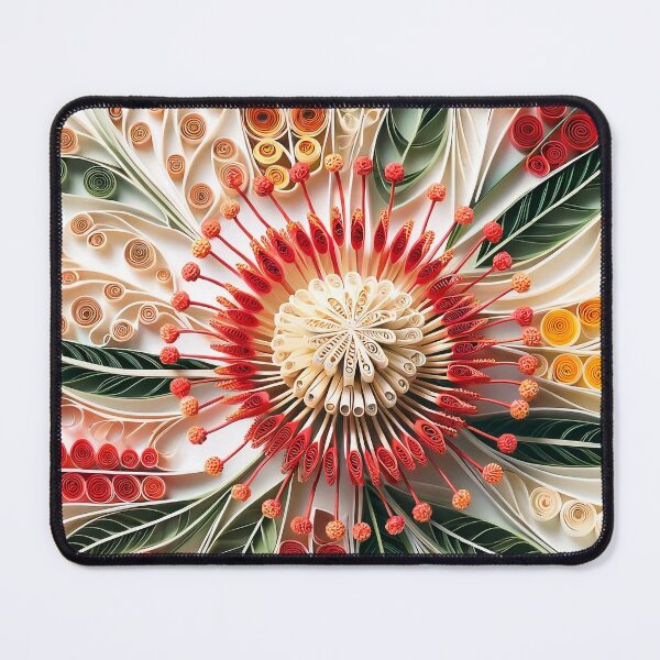 Item preview, Banksia Quilling Digital Australian Wildflower designed and sold by Rachael Taylor.