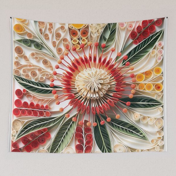 Item preview, Banksia Quilling Digital Australian Wildflower designed and sold by Rachael Taylor.