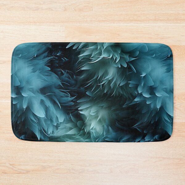 Item preview, Blue and Black Fuzzy Furry feathers (10) designed and sold by Reichcorp.