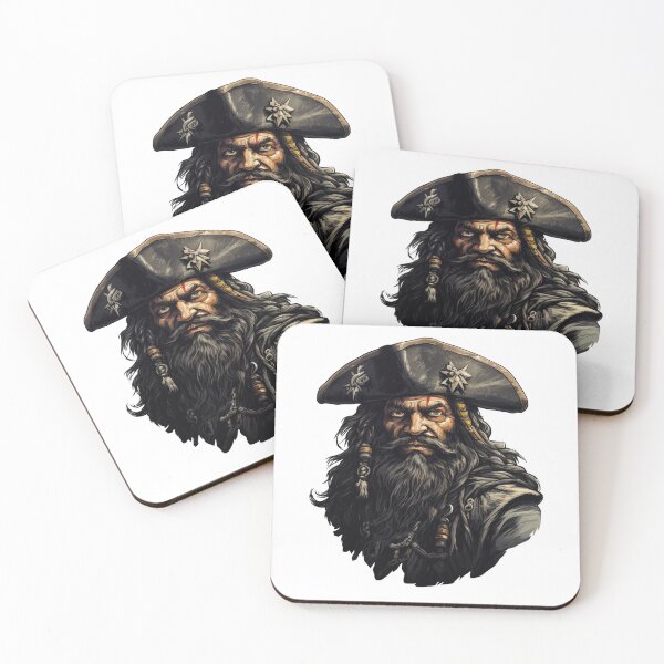 Item preview, Blackbeard, legendary pirate designed and sold by MidArtForge.