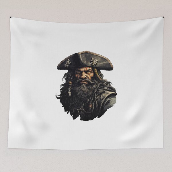 Item preview, Blackbeard, legendary pirate designed and sold by MidArtForge.