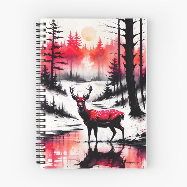 Item preview, Elk and sunset designed and sold by OldschoolCrew.