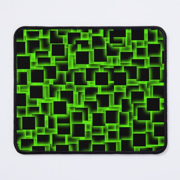 Item preview, 3d squares on glowing green backdrop designed and sold by GeoffBeattie.
