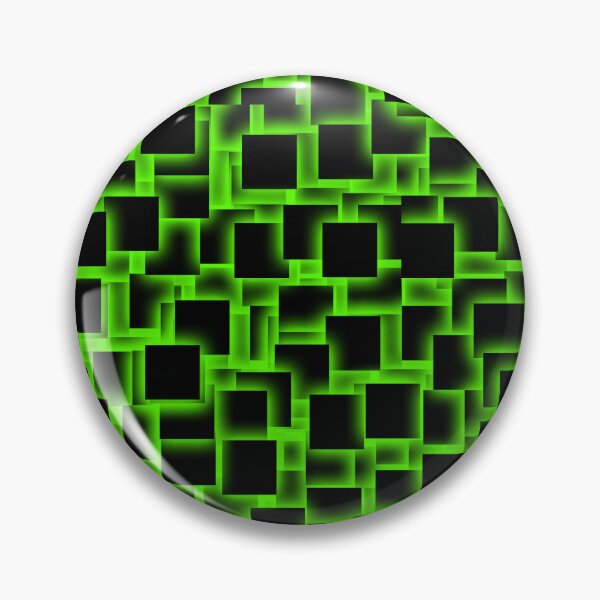 Item preview, 3d squares on glowing green backdrop designed and sold by GeoffBeattie.