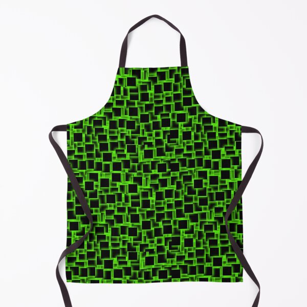 Item preview, 3d squares on glowing green backdrop designed and sold by GeoffBeattie.