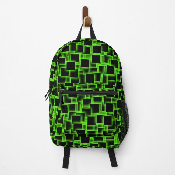 Item preview, 3d squares on glowing green backdrop designed and sold by GeoffBeattie.