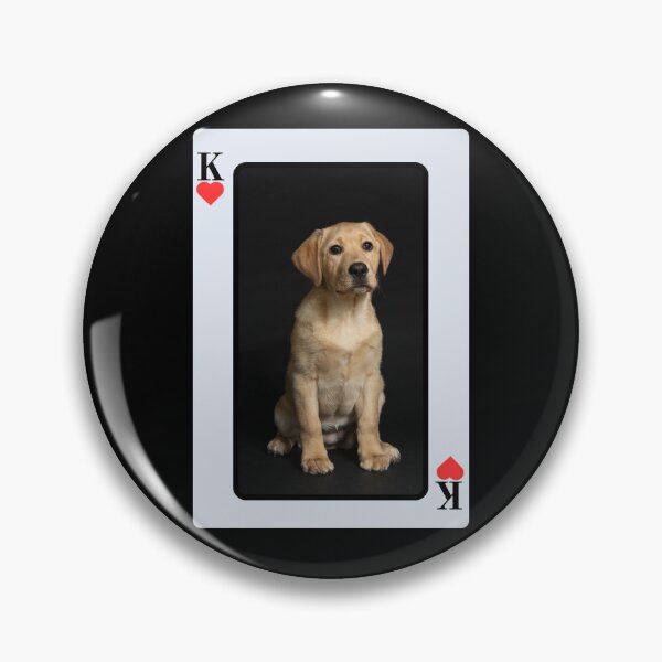 Item preview, Golden Labrador King Of Hearts designed and sold by HighwayForSouls.