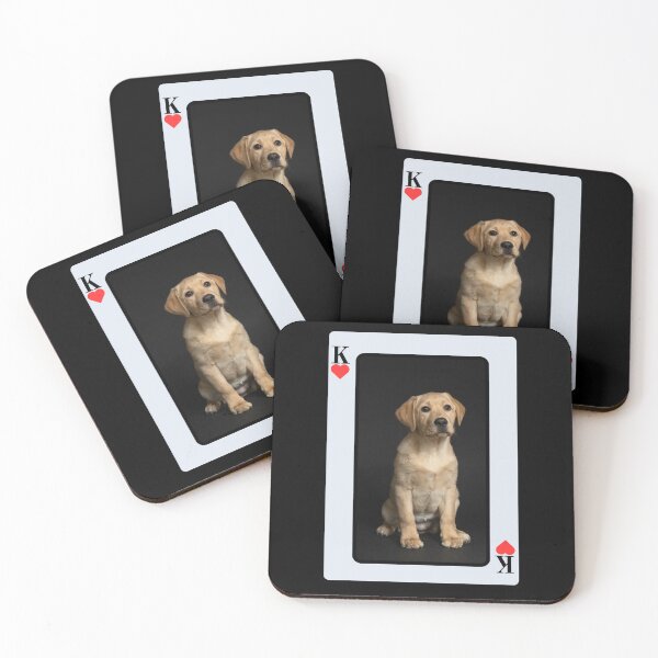 Item preview, Golden Labrador King Of Hearts designed and sold by HighwayForSouls.