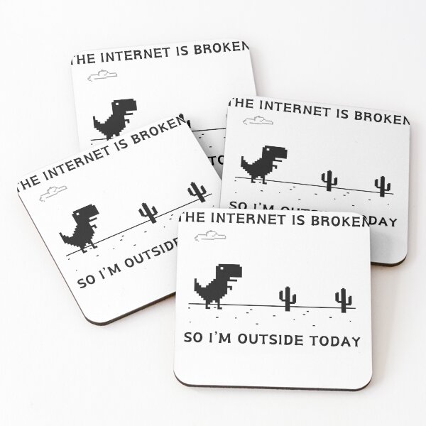 Item preview, THE INTERNET IS BROKEN SO I'M OUTSIDE TODAY  designed and sold by Funky  Fibers.