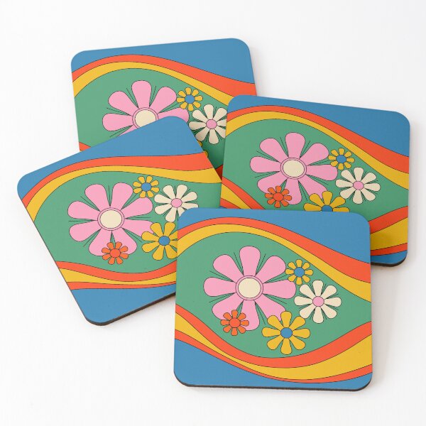 Item preview, Groovy Floral Daydream Colorful Retro 60s 70s Flowers designed and sold by kierkegaard.