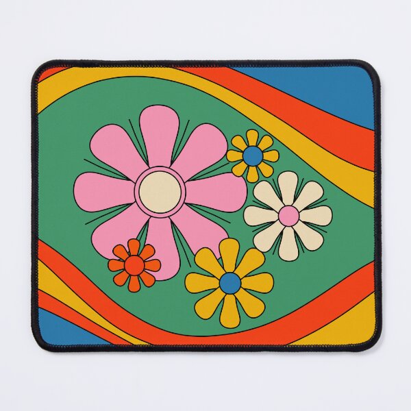 Item preview, Groovy Floral Daydream Colorful Retro 60s 70s Flowers designed and sold by kierkegaard.