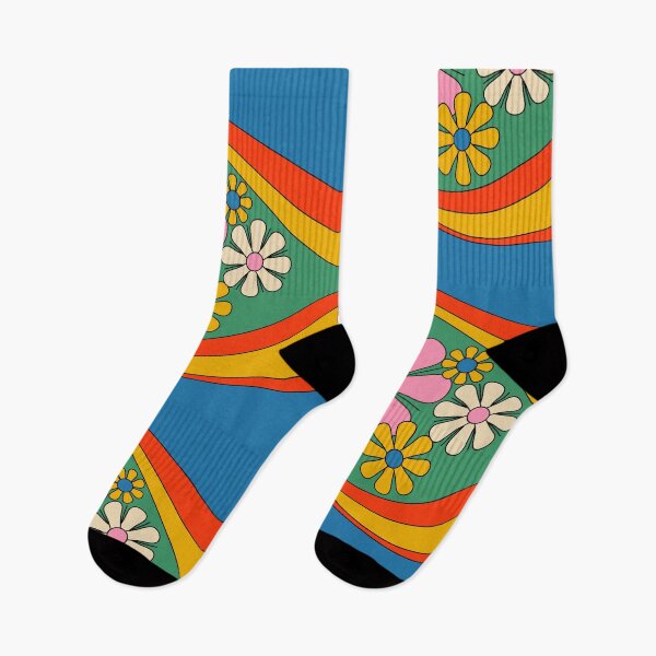 Item preview, Groovy Floral Daydream Colorful Retro 60s 70s Flowers designed and sold by kierkegaard.
