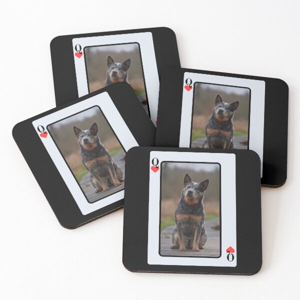 Item preview, Blue Heeler Queen Of Hearts designed and sold by HighwayForSouls.