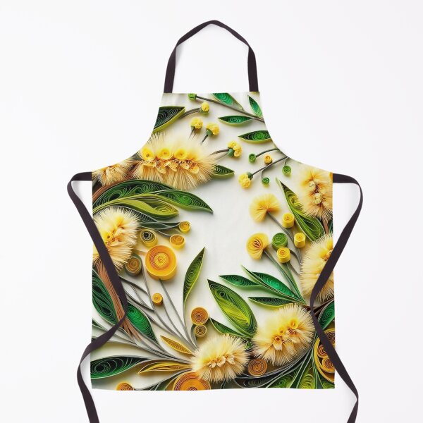 Item preview, Golden Wattle Quilling Digital Australian Wildflower designed and sold by Rachael Taylor.