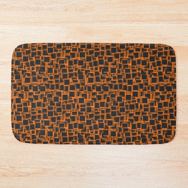 Item preview, 3d squares on glowing peach backdrop designed and sold by GeoffBeattie.