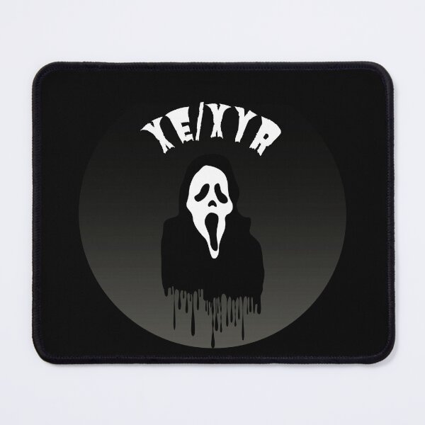 Item preview, Xe/Xyr Pronouns | Ghost Face Scream | Xe Xyr Pronoun designed and sold by Furia LGBTQ+ Accessories.