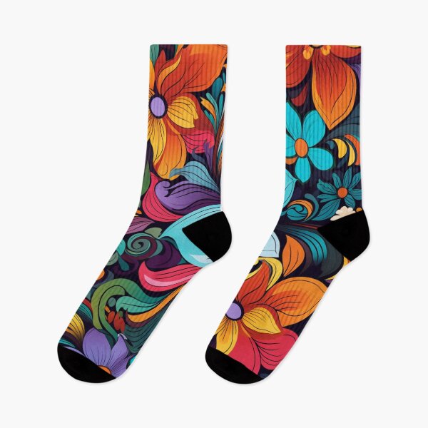Item preview, Wonderful Vibrant Flowers Pattern designed and sold by GrinGalore.