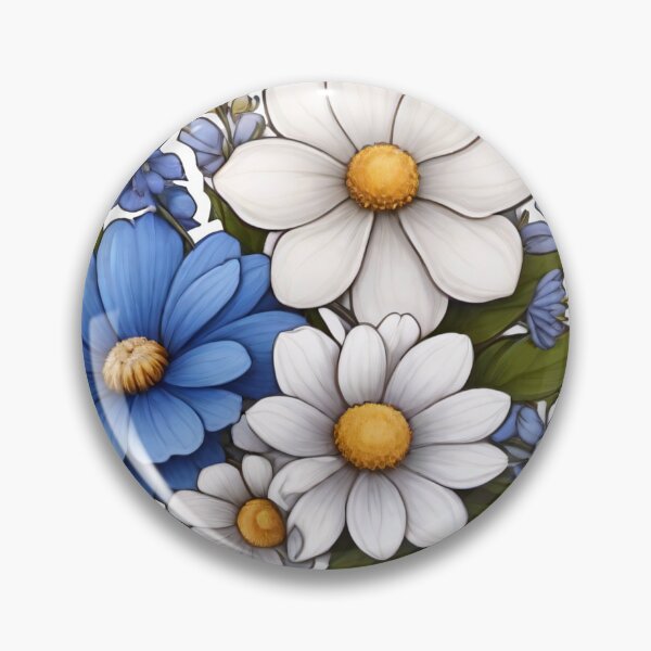 Item preview, Blue Blossoms Sticker (343) designed and sold by WASjourney.