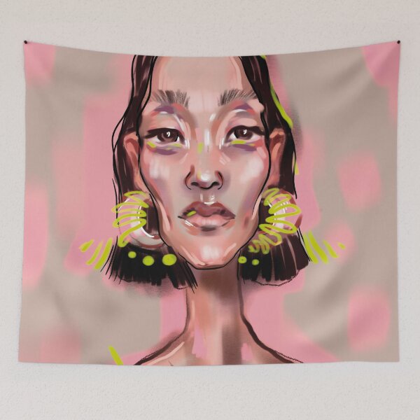 Item preview, Portrait of woman | fashion illustration designed and sold by Voropaeva.