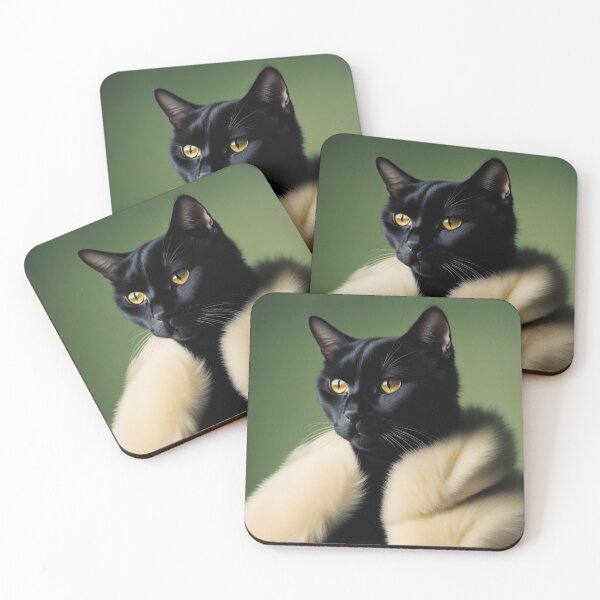 Item preview, Anthropomorphic Cat Collection - Domestic Shorthair #27 Black Cat designed and sold by elektronen.