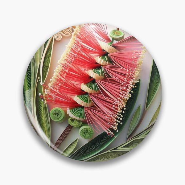 Item preview, Bottlebrush  Quilling Digital Australian Wildflower designed and sold by Rachael Taylor.