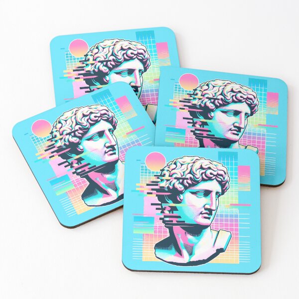 Item preview, Vaporwave Greek God designed and sold by TaevasDesign.