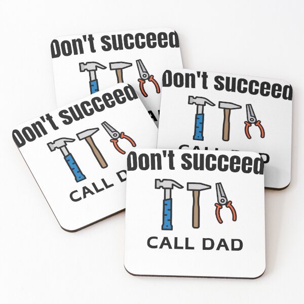 Item preview, If at first, you don't succeed, call Dad designed and sold by Funky  Fibers.