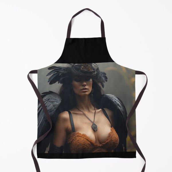 Item preview, Elegant gorgeous Raven woman designed and sold by Fantasymachine.