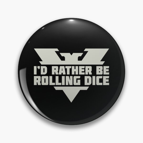 Item preview, I'd Rather Be Rolling - Bone Edition designed and sold by B1ack Sword.