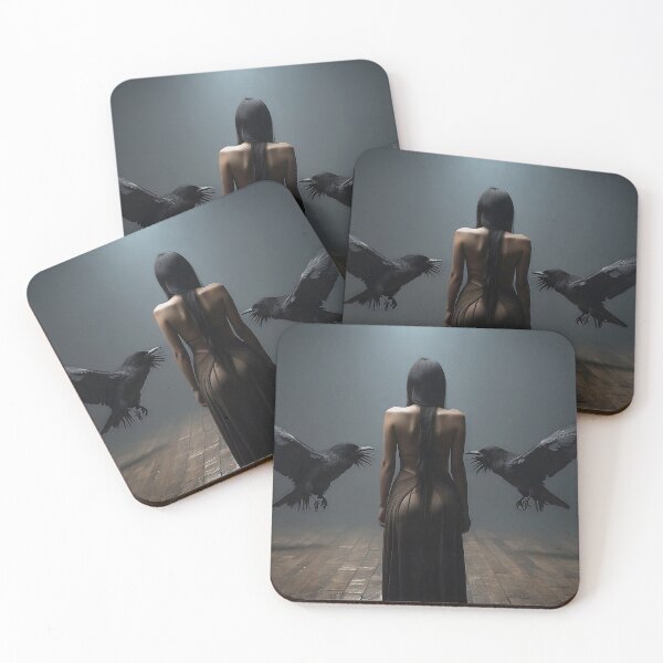 Item preview, Elegant gorgeous Raven woman designed and sold by Fantasymachine.