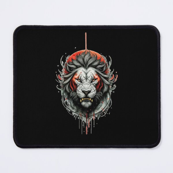 Item preview, Angry Lion At Sunset Japanese Style designed and sold by YoungMind95.