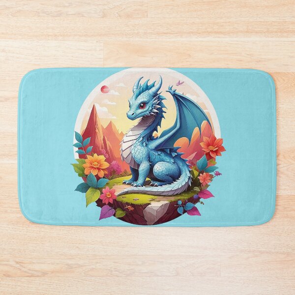 Item preview, Dragon's Rest: Sublime Ice Blue in a mountain landscape designed and sold by Minpadesign.
