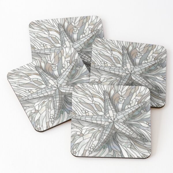 Item preview, Starfish mosaic art - Mother of pearl designed and sold by k9printart.