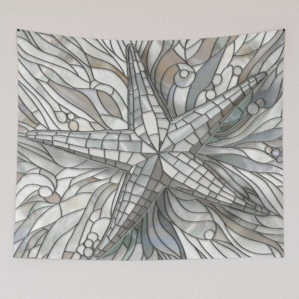 Item preview, Starfish mosaic art - Mother of pearl designed and sold by k9printart.