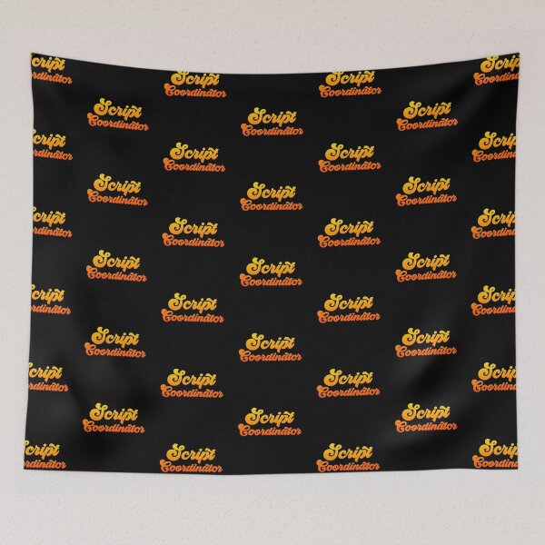 Item preview, Groovy Script Coordinator Film Crew designed and sold by NermilioDesigns.