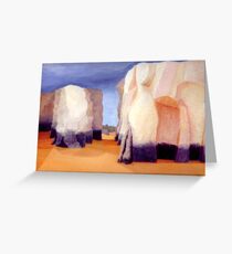 Gap in the Rocks Greeting Card