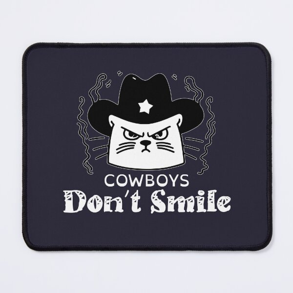 Item preview, Cowboys Don't Smile | Tough Cowboy Sayings | Gift Ideas for Cowboy Dad designed and sold by themichetti.