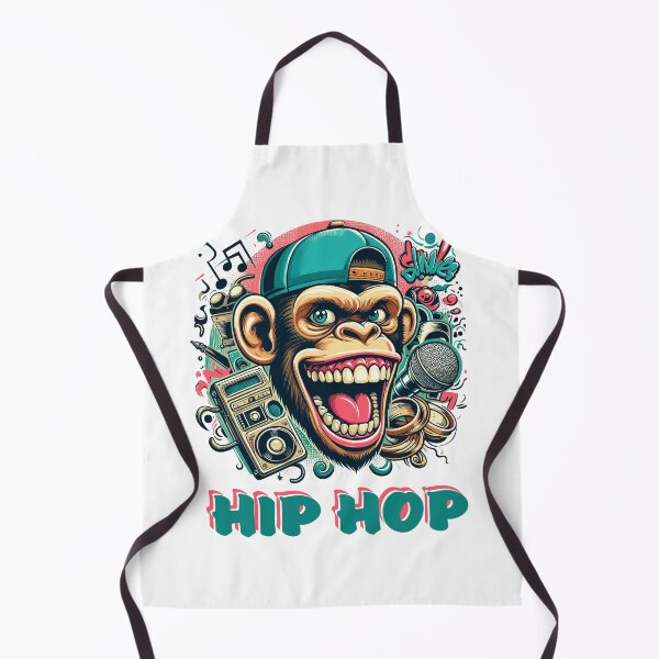 Item preview, HIP HOP - monkey with headphones designed and sold by netrok.