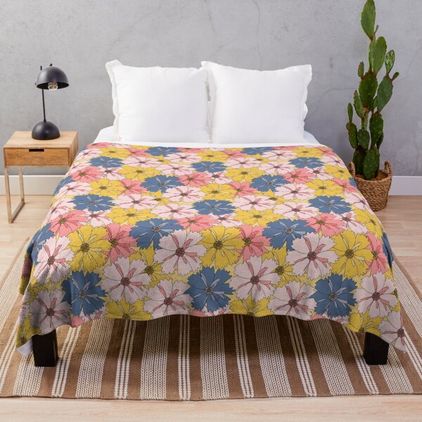Item preview, Watercolor Flower : Vintage Blooms: Watercolor Floral Pattern Inspired by 70s Vibes designed and sold by Arte Cartoon From TagTeam Group.